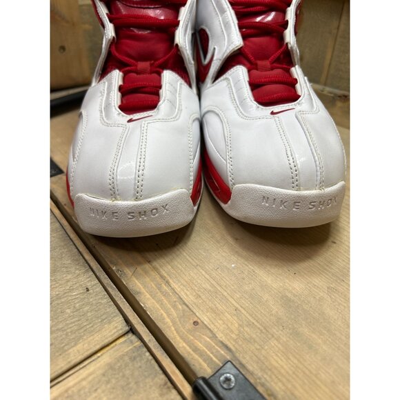 US9.5 Nike Flight Shox Basketball Shoes White/Red 309182-161 Rare EU43 main image 10